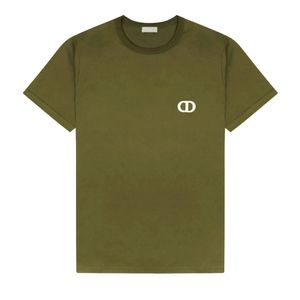 Christian Dior Olive CD  Icon Regular Fit Tee